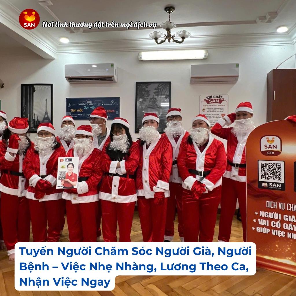 tuyển dụng chăm sóc người già, tuyển dụng chăm sóc người bệnh, tuyển dụng giúp việc nhà, tuyển dụng massage trị liệu