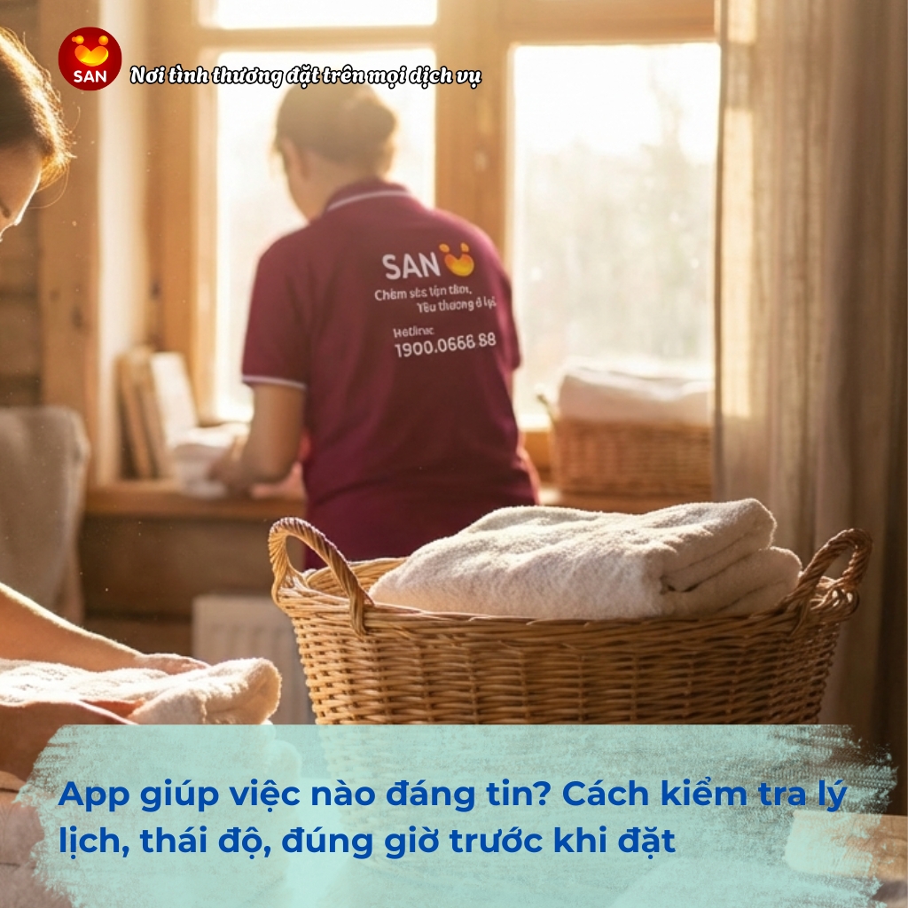 app giúp việc nhà theo giờ