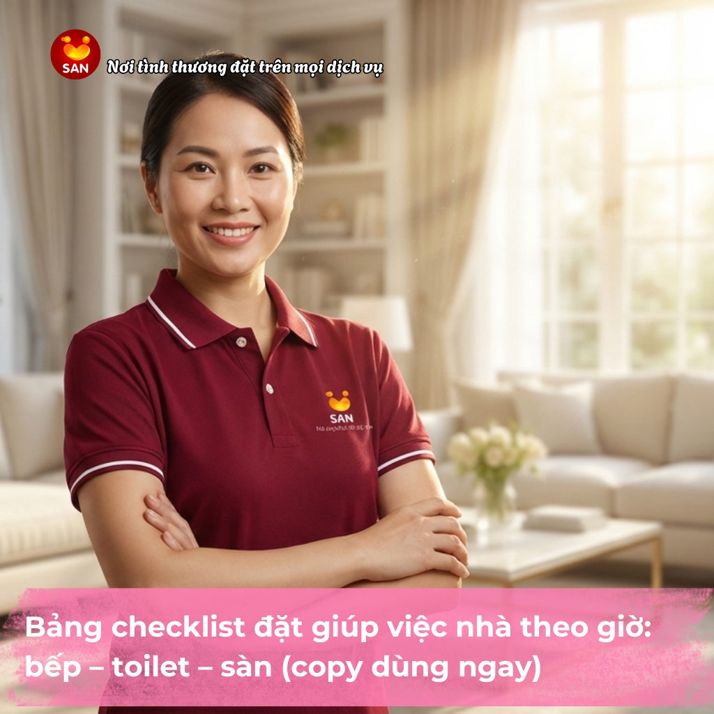 App giúp việc nhà theo giờ