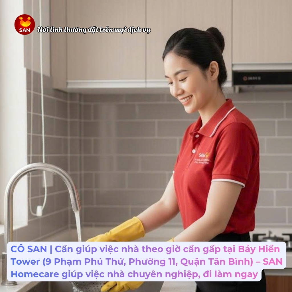 giúp việc nhà theo giờ