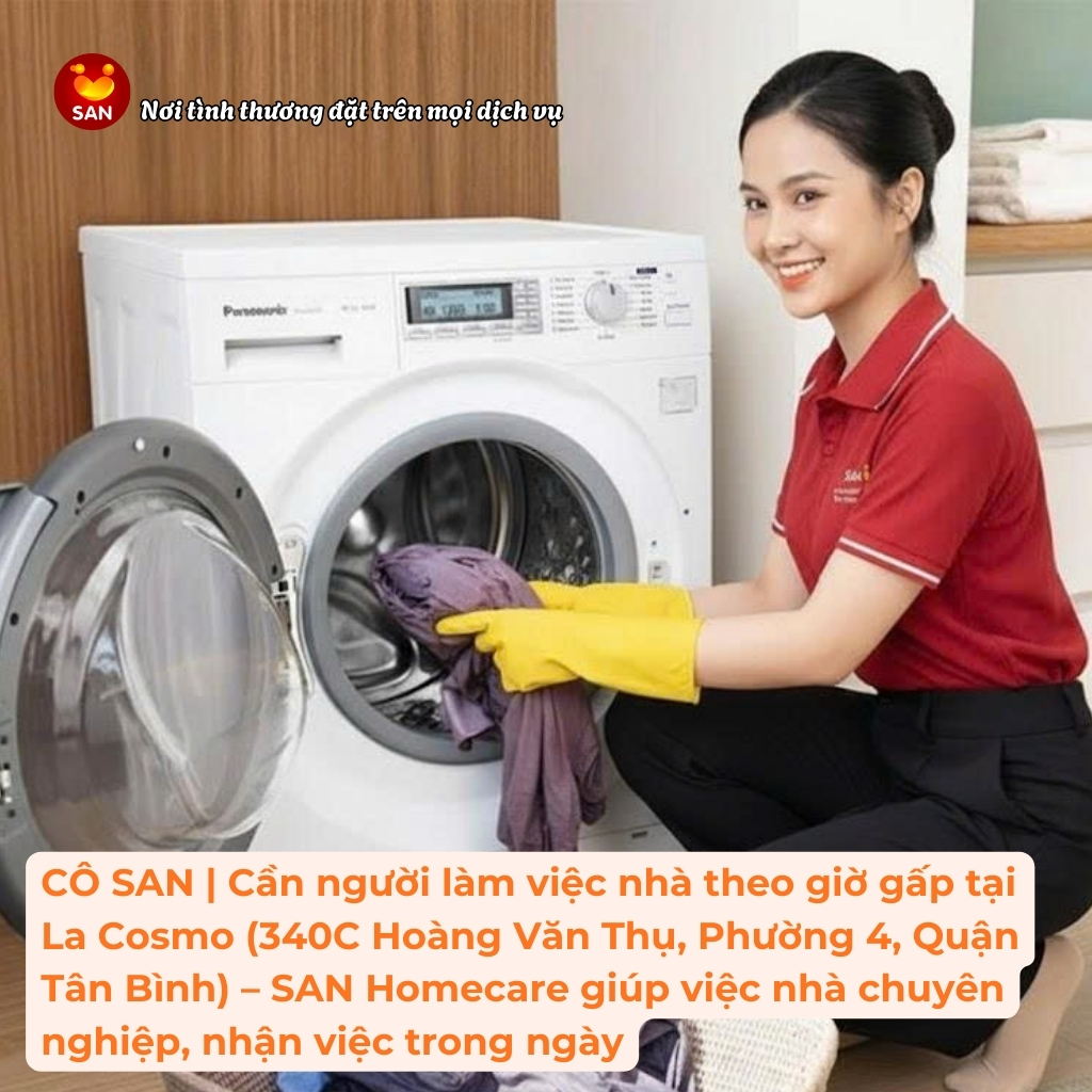 giúp việc nhà theo giờ La Cosmo