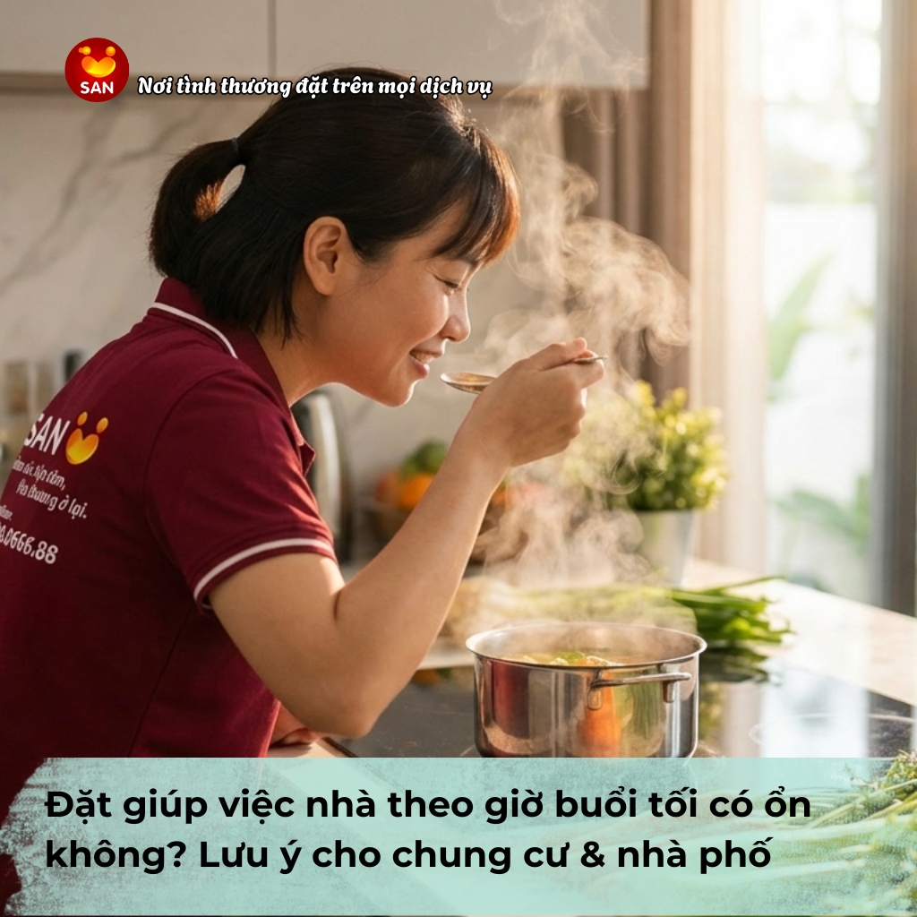 giúp việc nhà theo giờ buổi tối