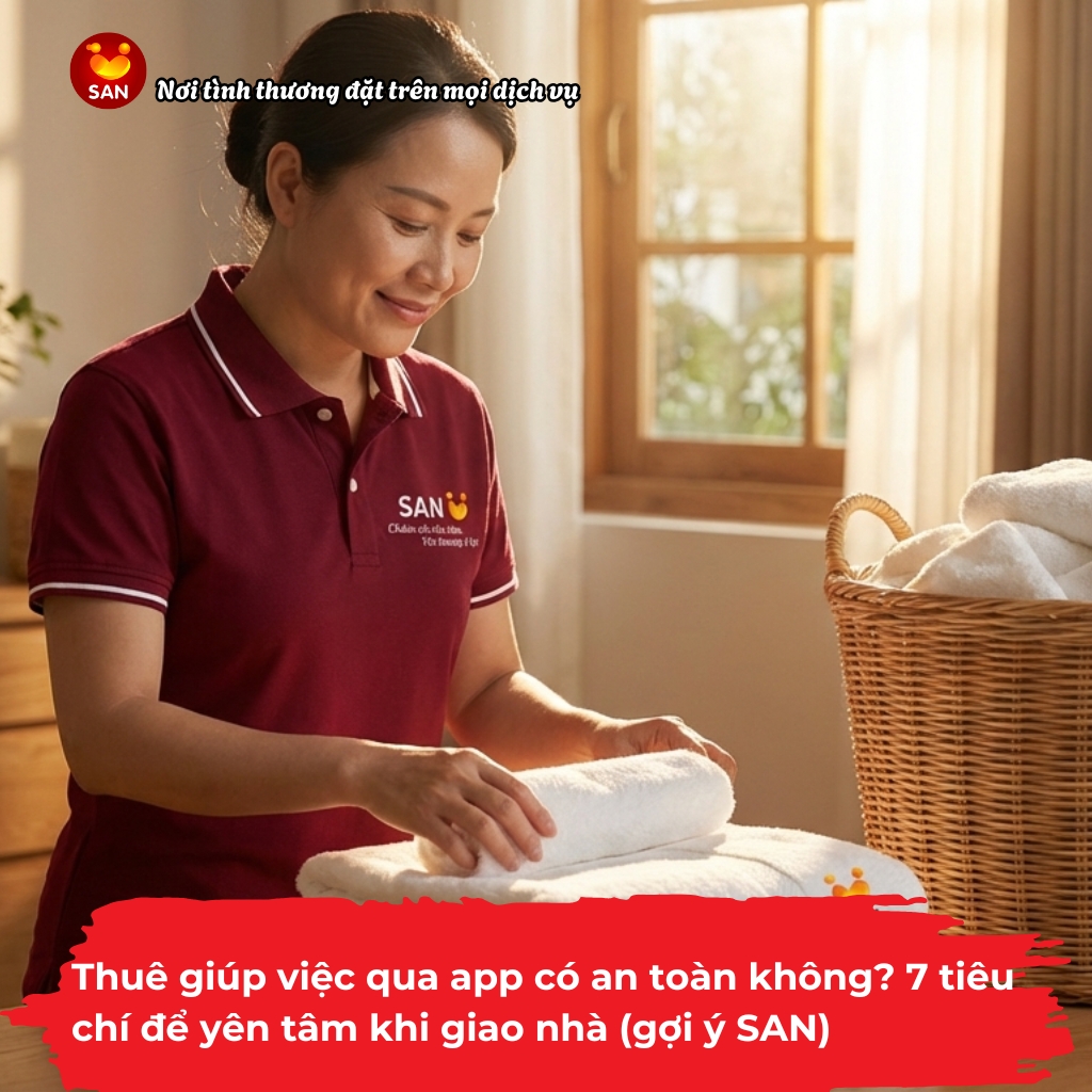 App giúp việc nhà theo giờ