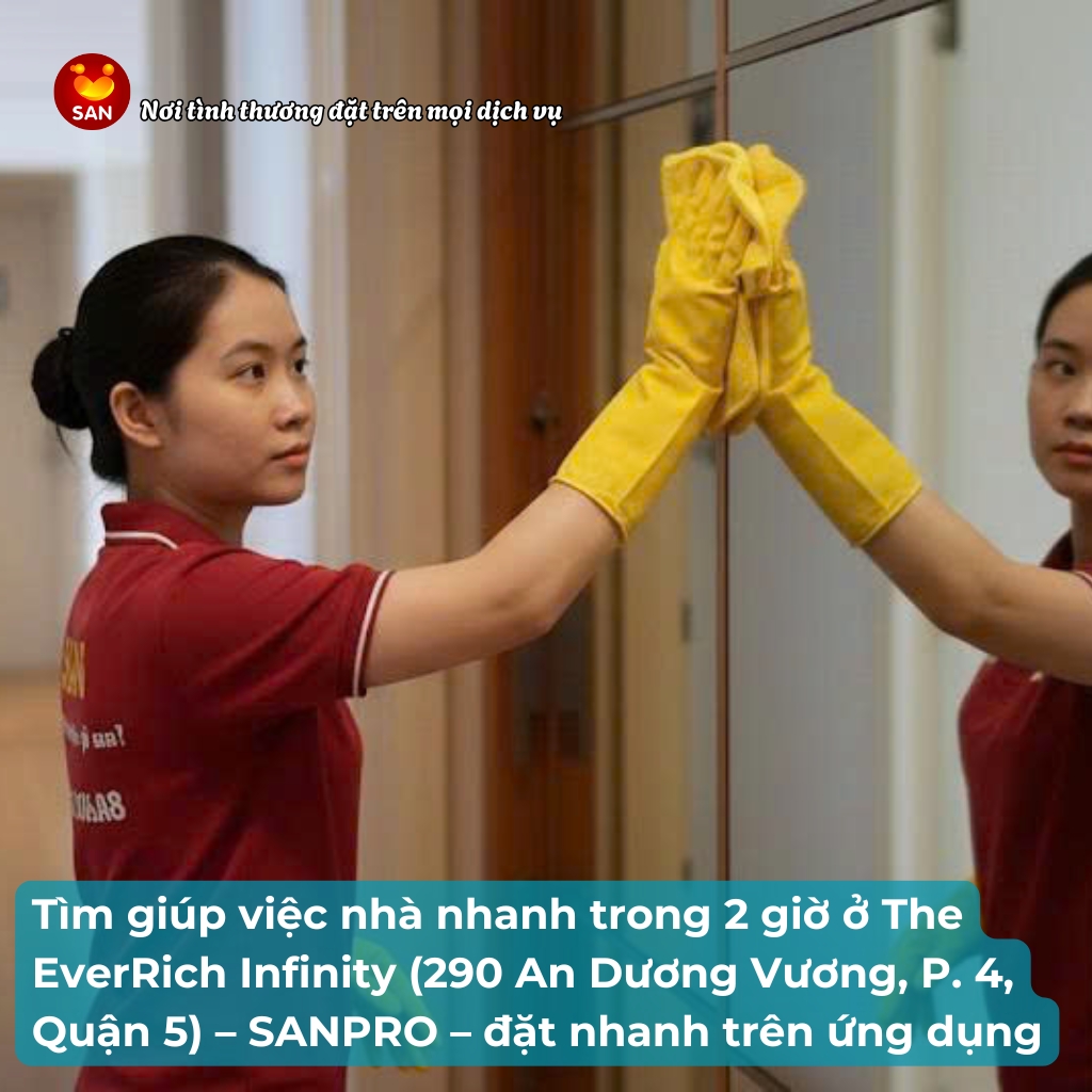 giúp việc nhà theo giờ Quận 5