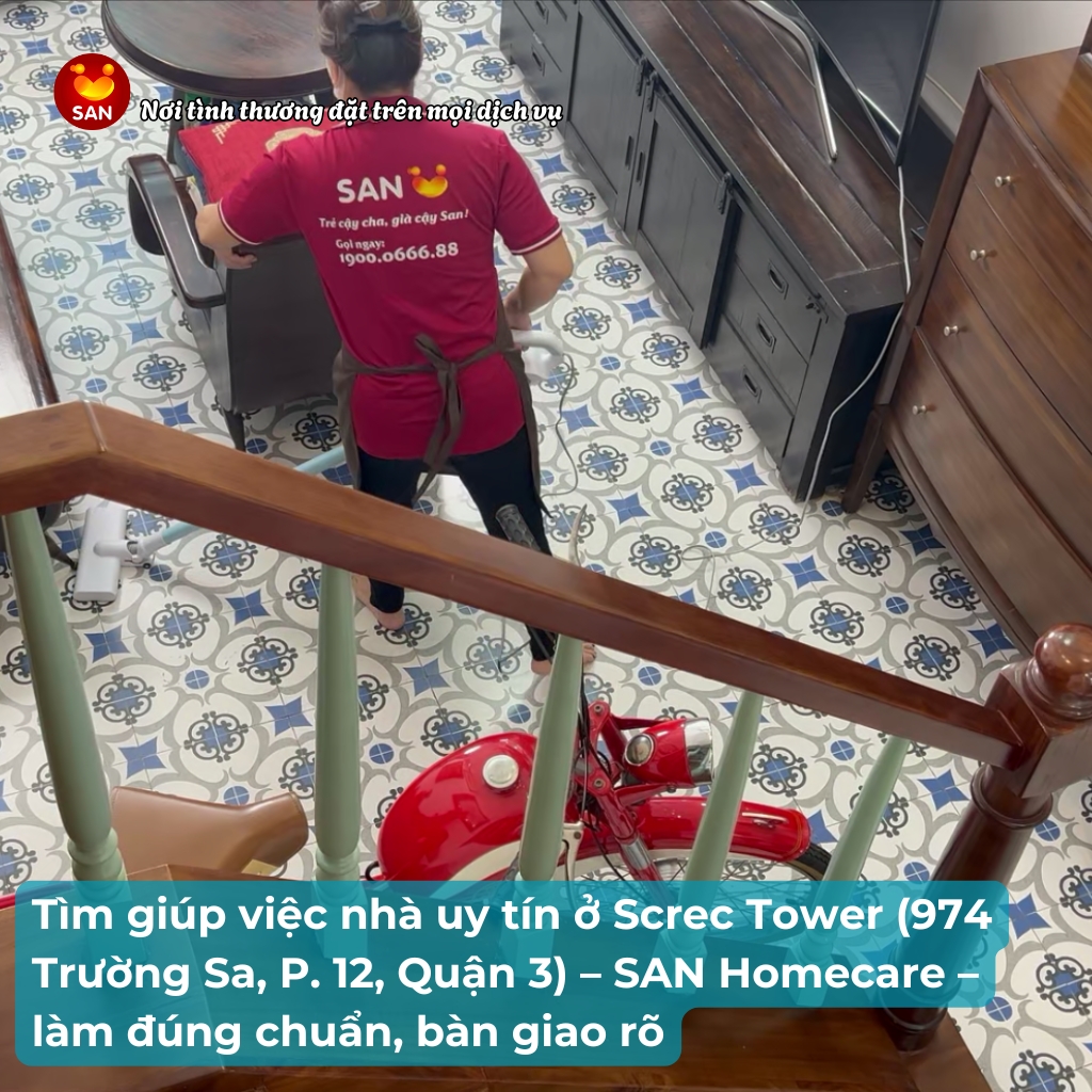 Giúp việc nhà theo giờ Quận 3